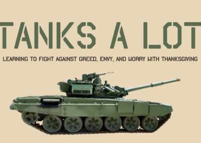 Tanks…a lot